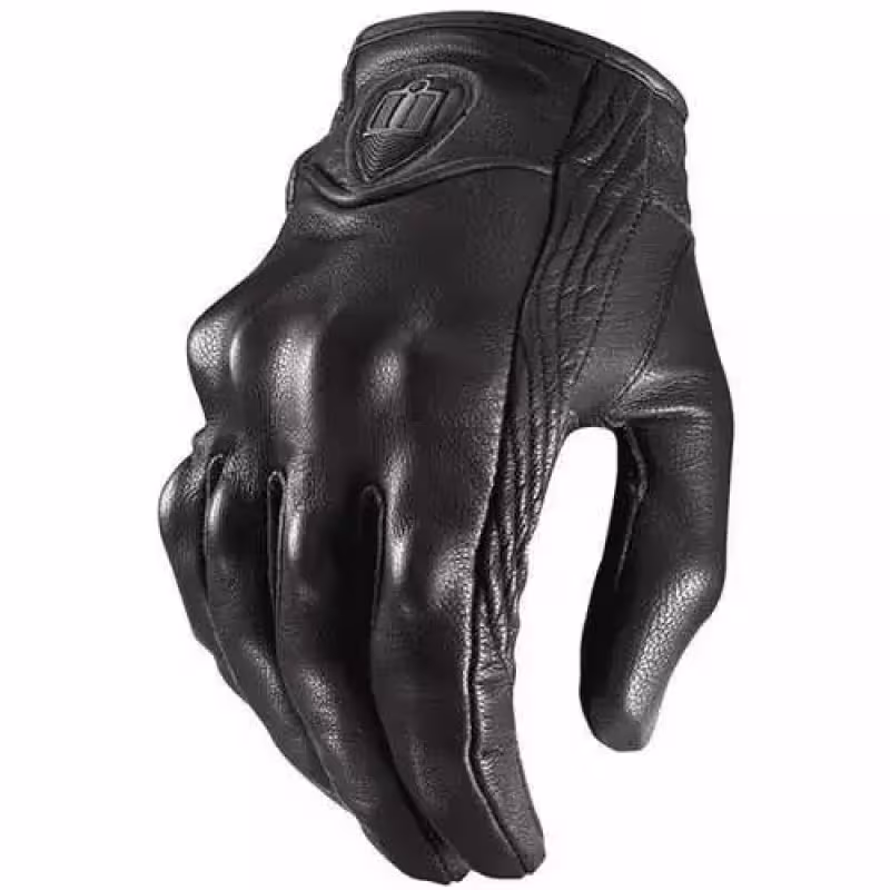 Мотоперчатки Icon Pursuit Gloves, кожа, черный, размер M