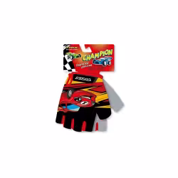 Велоперчатки Trix nw Champion, красный/черный, размер 7XS