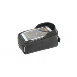 Велосумка на раму Klonk УТ00024144 с отделением для смартфона, черный