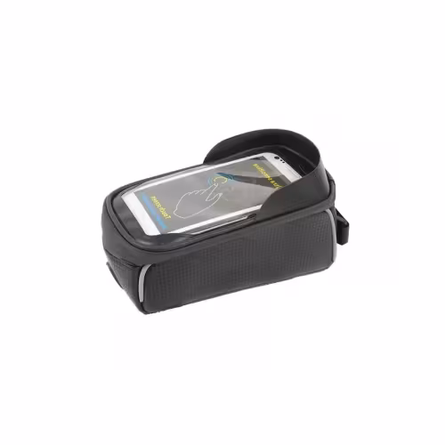 Велосумка на раму Klonk УТ00024144 с отделением для смартфона, черный