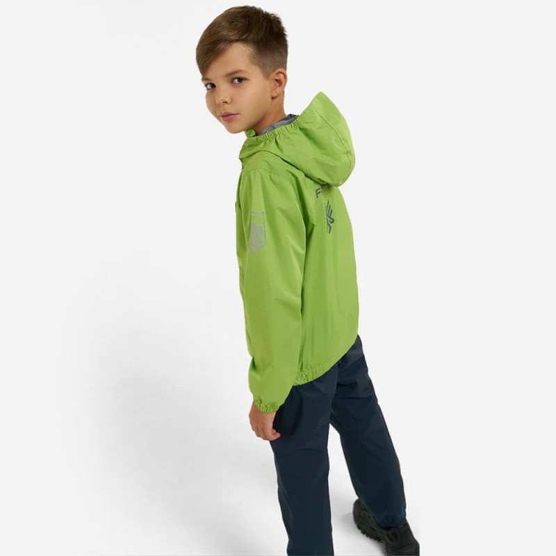 Коcтюм детский Finntrail Outdoor Suit Kids 3781 AppleGreen, полиэстер, черный/зеленый, 146-152 см