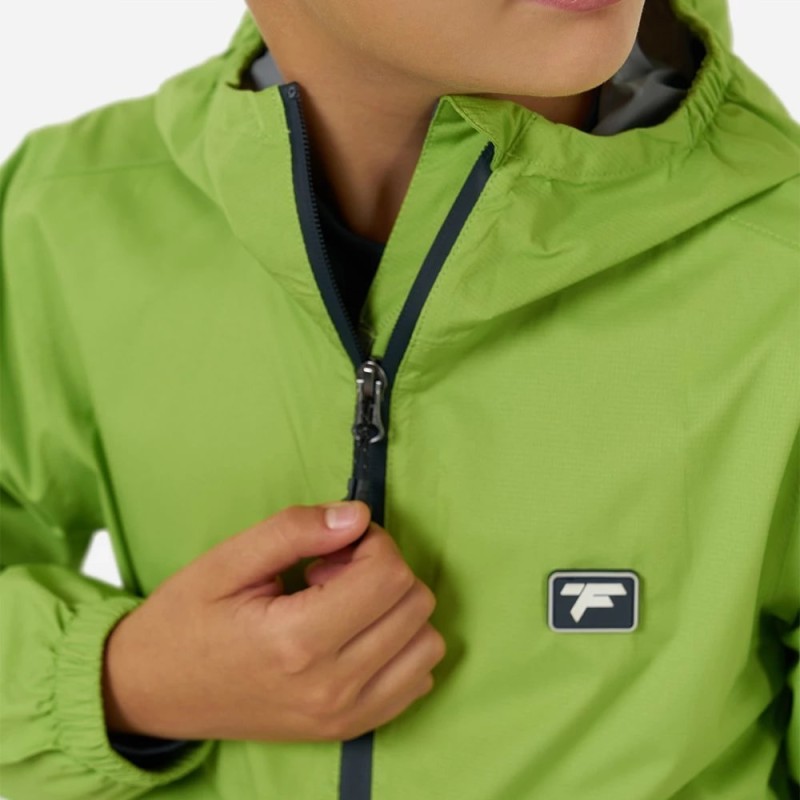 Коcтюм детский Finntrail Outdoor Suit Kids 3781 AppleGreen, полиэстер, черный/зеленый, 146-152 см