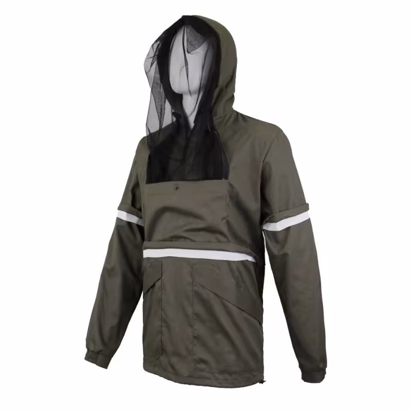 Костюм антимоскитный с ловушками Элементаль, ткань Twill, хаки, размер 48-50, 182-188 см