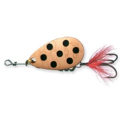 Блесна вращающаяся Kuusamo Kuf-Lippa, с оперением, 4 см, 7 гр, цвет C-BL