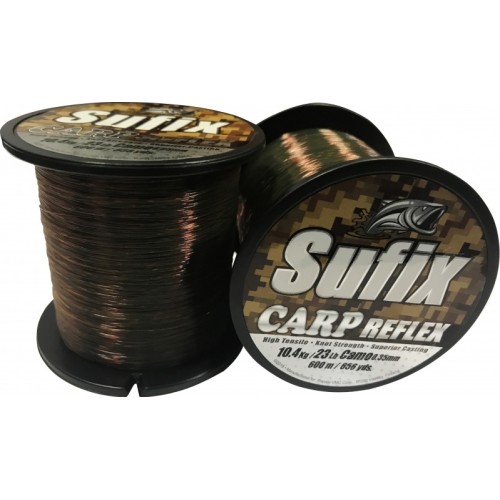 Леска монофильная Sufix Carp Reflex 0.40 мм, 13.2 кг, 600 м,  камуфляж
