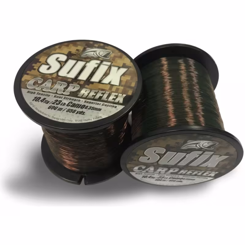 Леска монофильная Sufix Carp Reflex 0.40 мм, 13.2 кг, 600 м,  камуфляж