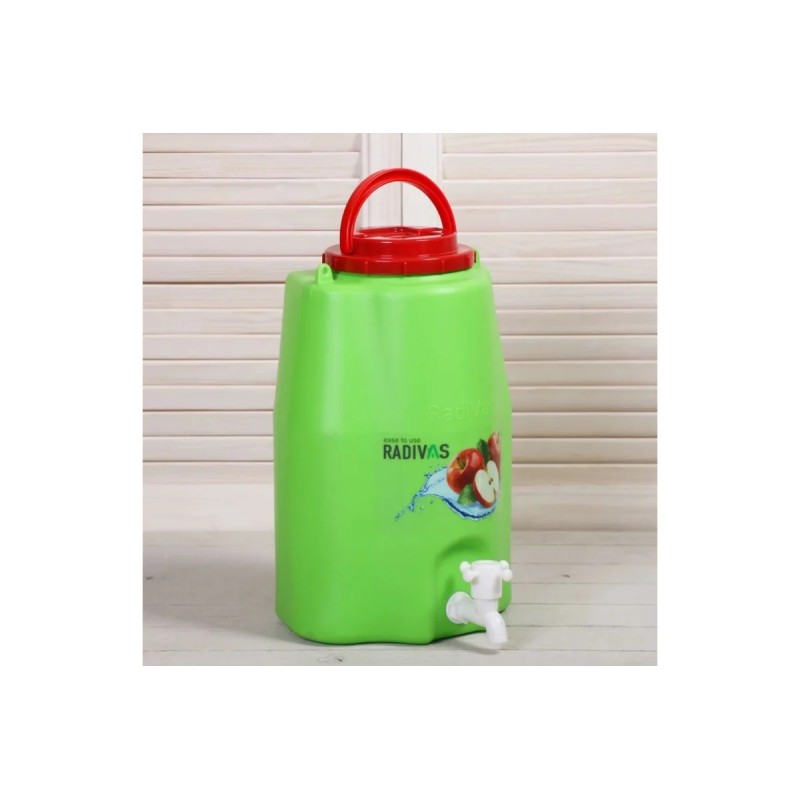 Канистра-умывальник Radivas G1-2-001C, 10 л, зеленый