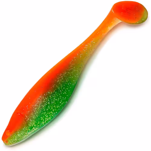 Приманка силиконовая Narval Commander Shad, 12 см, 14 гр, цвет 023-Carrot