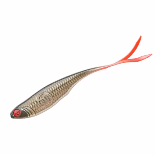 Силиконовая приманка Narval Fishing Maxlug, 30 см, 98 гр, цвет 046-Balck Silver