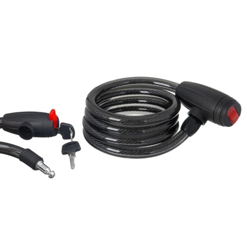 Замок противоугонный Golden Key GK102.113, 10/1200 мм, черный