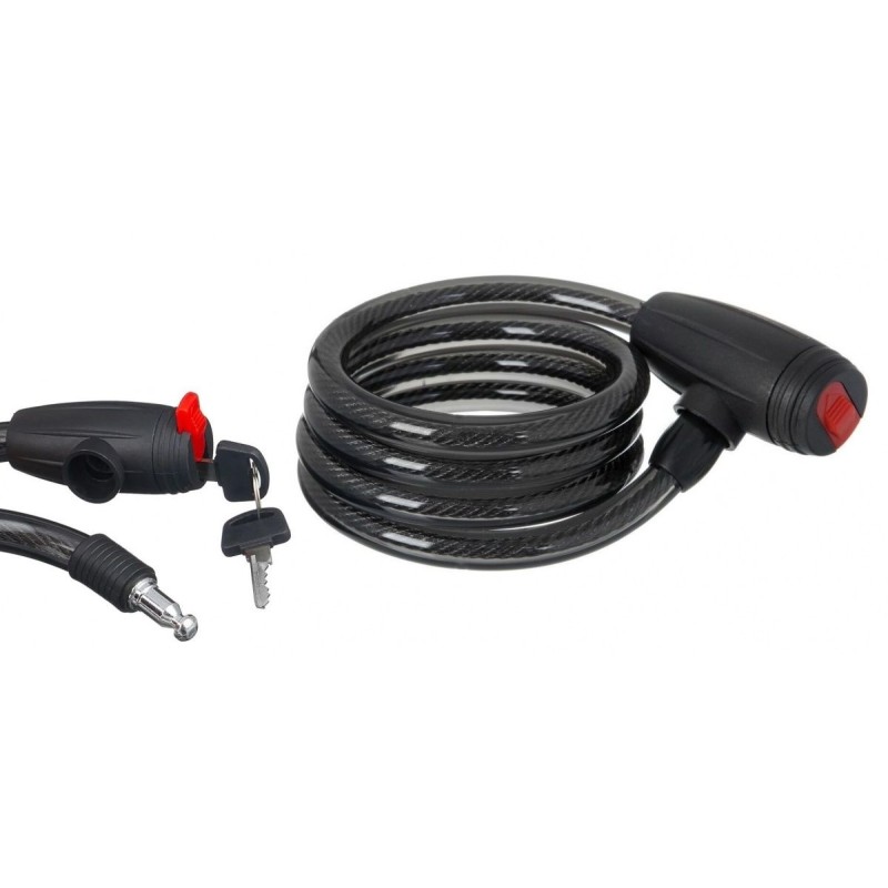 Замок противоугонный Golden Key GK102.113, 10/1200 мм, черный