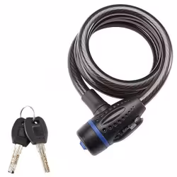 Замок противоугонный Rapido GK102.507, 12/1200 мм, черный