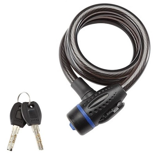 Замок противоугонный Rapido GK102.507, 12/1200 мм, черный