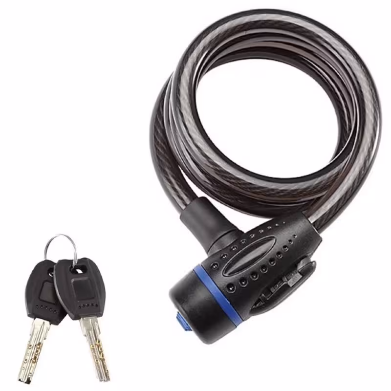 Замок противоугонный Rapido GK102.507, 12/1200 мм, черный