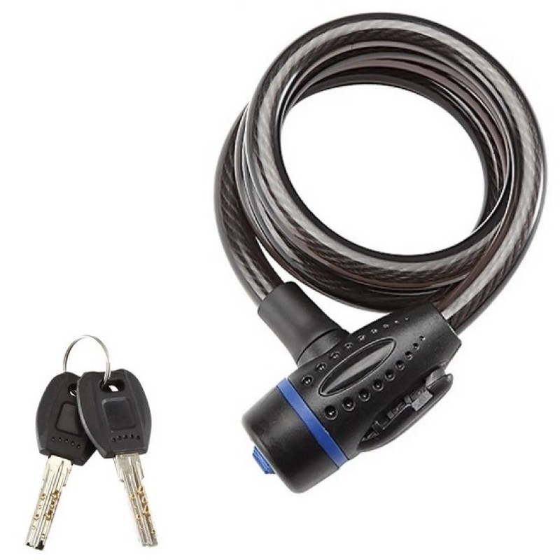 Замок противоугонный Rapido GK102.507, 12/1200 мм, черный