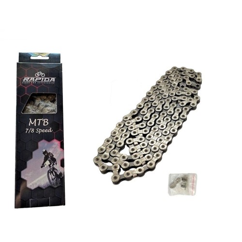 Цепь велосипедная Rapida P-8003, 7/8 скоростей,  116 звеньев