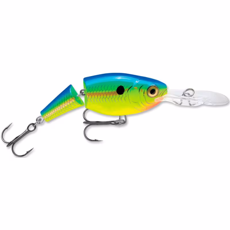 Воблер суспендер (нейтральный) Rapala Jointed Shad Rap JSR05-PRT, 5 см, 8 гр, цвет PRT