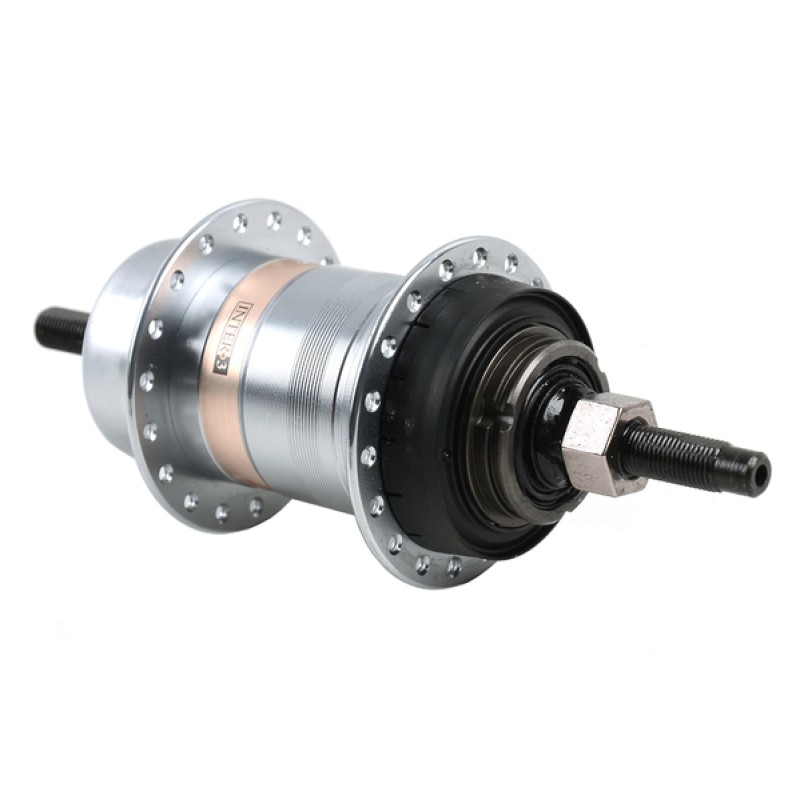 Втулка задняя планетарная Shimano Nexus ASG3C41C2068, 28Н, 3 скорости, ножной тормоз, на гайках, 120x168 мм