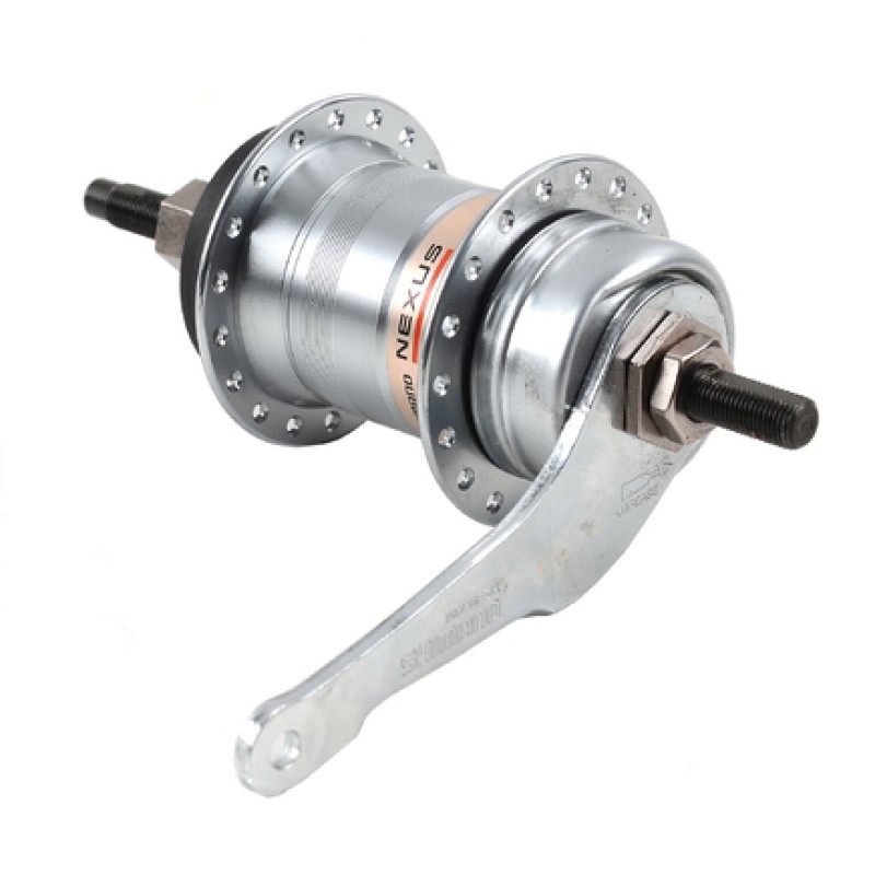 Втулка задняя планетарная Shimano Nexus ASG3C41C2068, 28Н, 3 скорости, ножной тормоз, на гайках, 120x168 мм