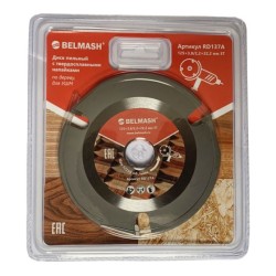 Диск пильный по дереву Belmash RD137A, 125х3.8/22.2 мм