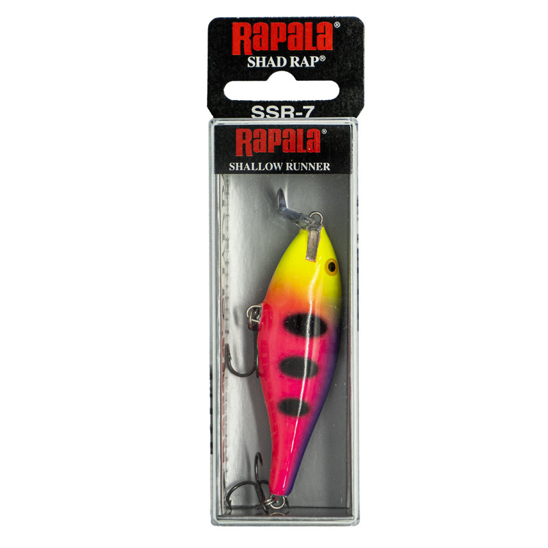 Воблер плавающий Rapala Shallow Shad Rap SSR07-FPN, 70 мм, 7 г, цвет FPN