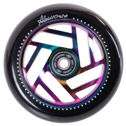 Колесо для самоката Tech Team Aloe neochrome, 110 мм, неохром/черный