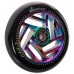 Колесо для самоката Tech Team Aloe neochrome, 110 мм, неохром/черный