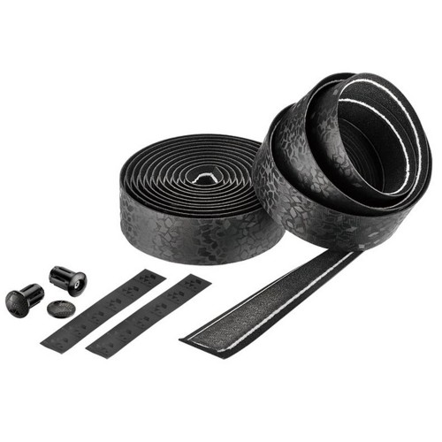 Обмотка руля Ciclovation Leather Touch Diamond Black, 2000x30 мм, черный