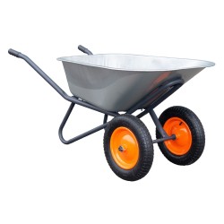 Тачка строительная двухколесная Политех-Инструмент Шахтер 8052250, 110 л