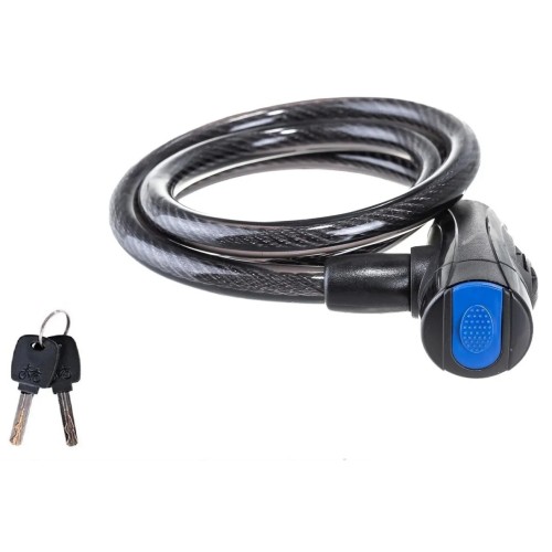 Замок противоугонный ACME ZX-2123, 12/1500 мм, черный