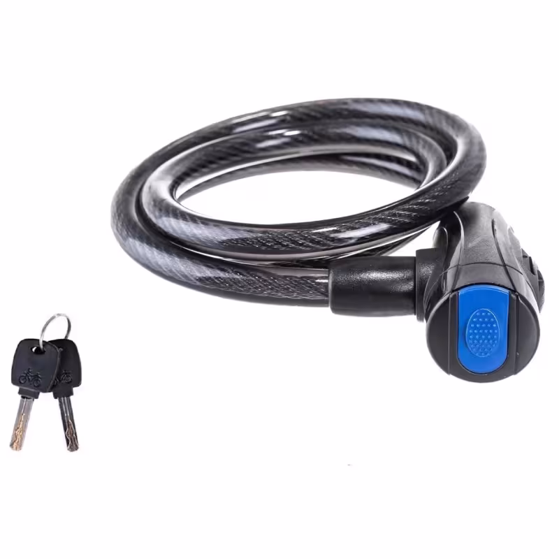 Замок противоугонный ACME ZX-2123, 12/1500 мм, черный