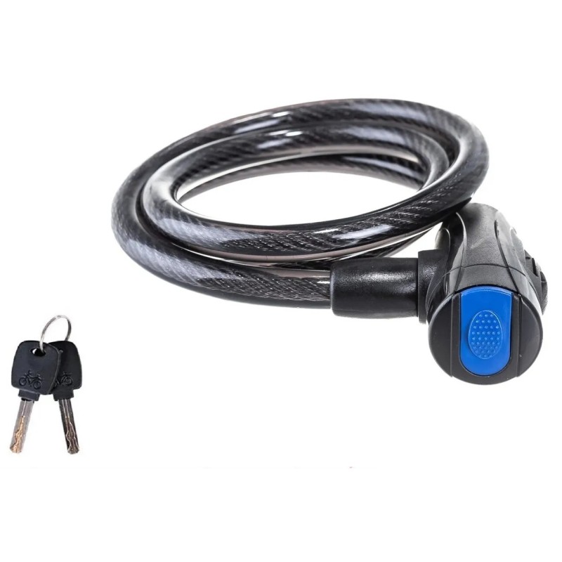 Замок противоугонный ACME ZX-2123, 12/1500 мм, черный