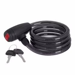 Замок противоугонный ACME ZX-2129, 15/1000 мм , черный