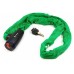 Замок противоугонный, 3.5/1200 мм, зеленый