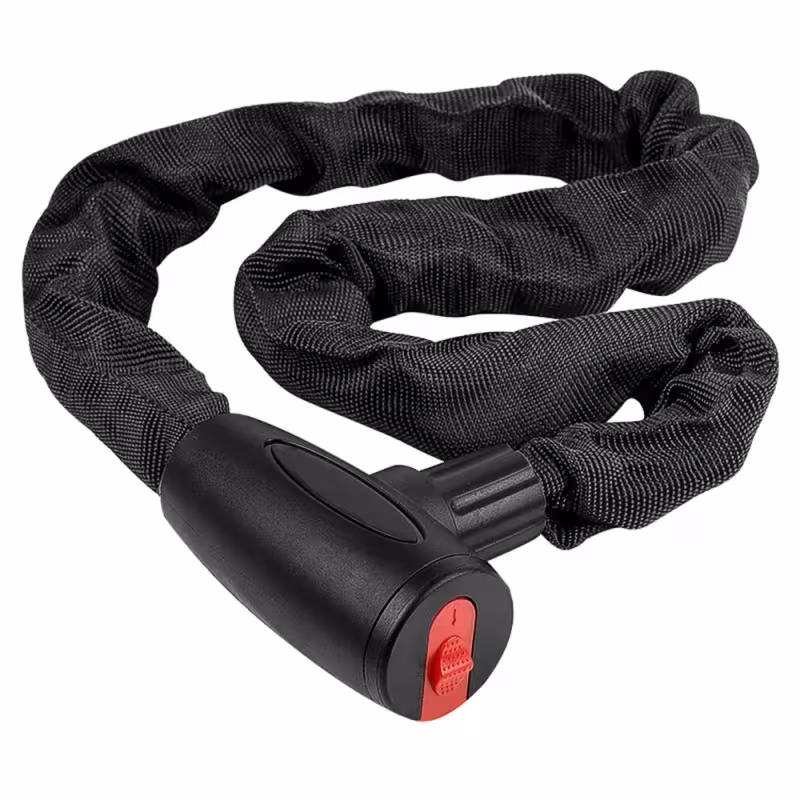 Замок противоугонный West Biking GK101.715, 6/1200 мм, черный