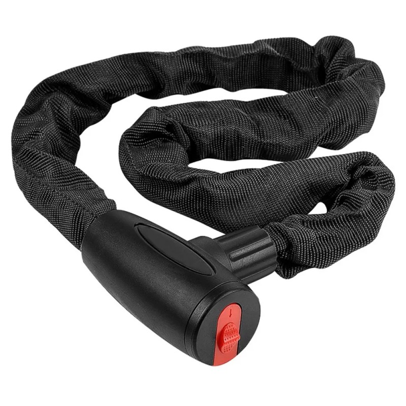 Замок противоугонный West Biking GK101.715, 6/1200 мм, черный