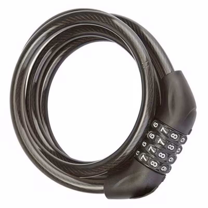 Замок противоугонный кодовый Forward GD11-925 8х1500 мм, черный