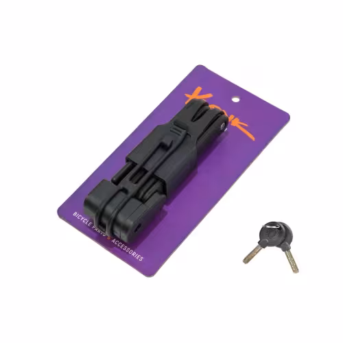 Замок противоугонный Klonk 10392, 162x67 мм, черный