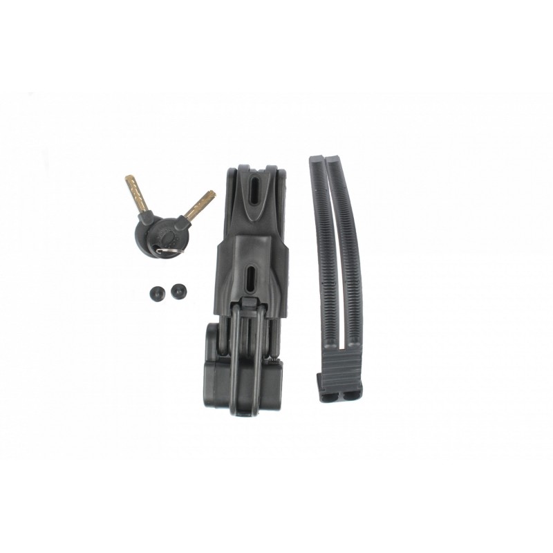 Замок противоугонный Klonk 10392, 162x67 мм, черный