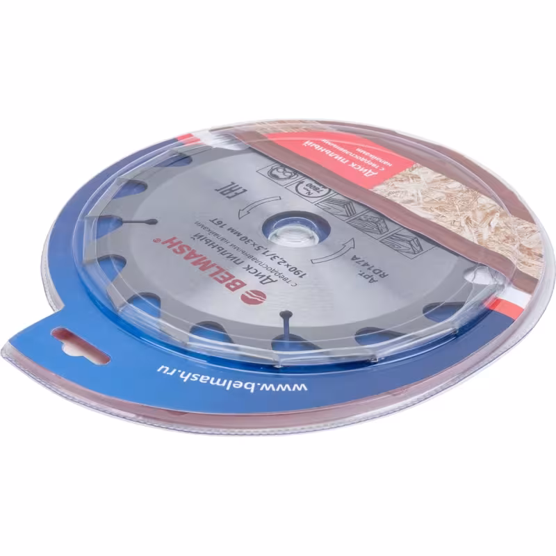 Диск пильный по дереву Belmash RD147A, 190х1.5/30/20 мм