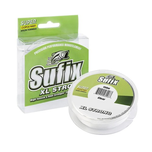 Леска монофильная Sufix XL Strong 0.28 мм, 6.6 кг, 150 м, прозрачная