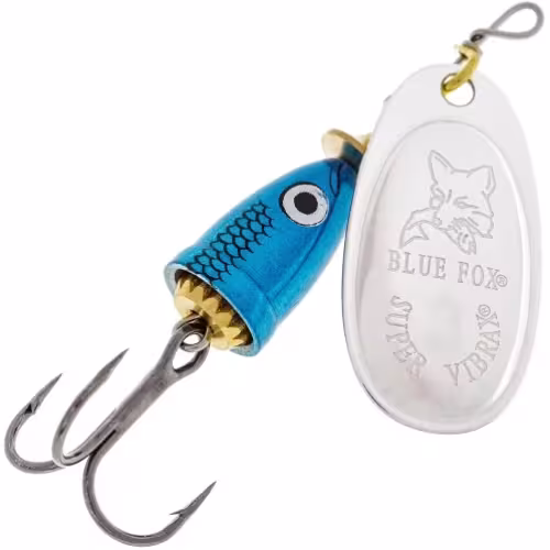 Блесна вращающаяся Blue Fox Vibrax Shad BFSD1-SSD, 10 г, 22 мм, цвет BS