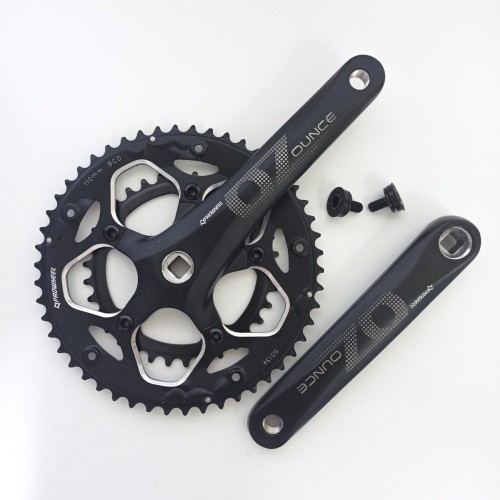 Комплект шатунов Prowheel OUNCE 521C-N 50/34T 1/2x3/32 SBB, 170 мм