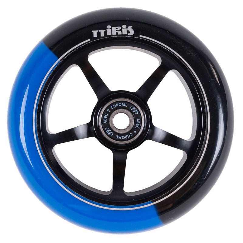 Колесо для самоката Tech Team Iris Black/Blue, 110 мм, синий