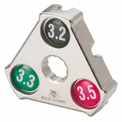 Ключ для спиц Bike Hand YC-1A Cr-Mo 3.2/3.3/3.5 мм