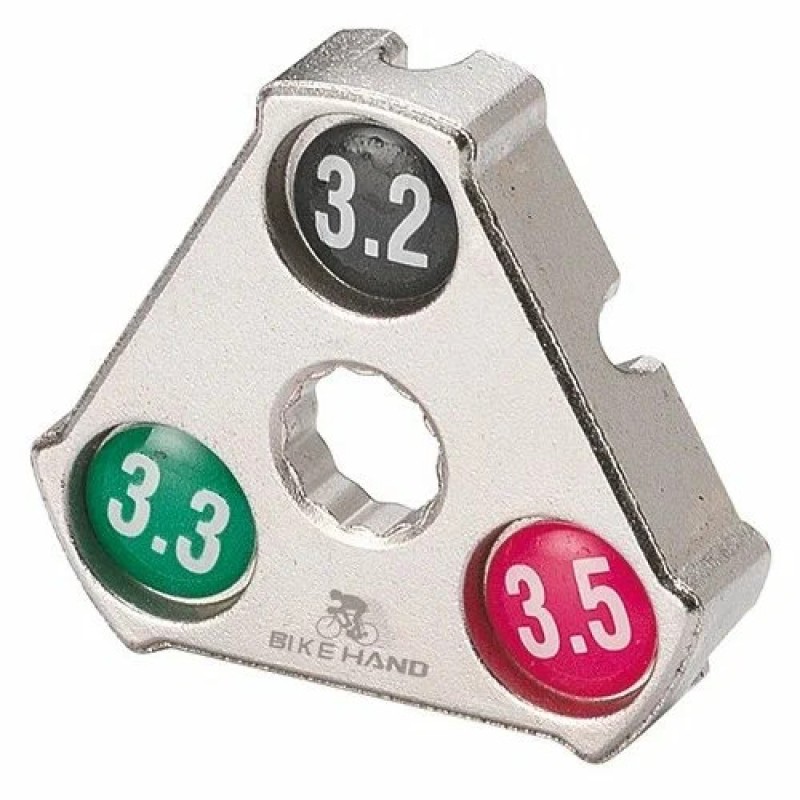 Ключ для спиц Bike Hand YC-1A Cr-Mo 3.2/3.3/3.5 мм