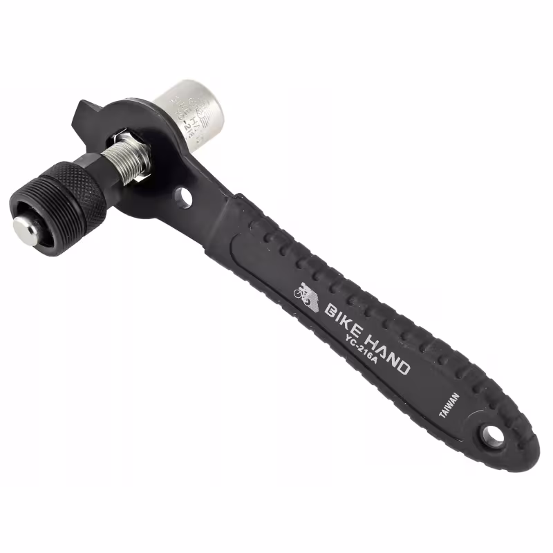 Ключ съемник шатуна Bike Hand YC-216A, обрезиненная рукоятка