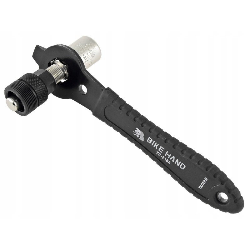 Ключ съемник шатуна Bike Hand YC-216A, обрезиненная рукоятка
