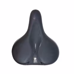 Седло велосипедное Trix HF-TX-6520 Gel Elastomer, 265х205 мм, черный