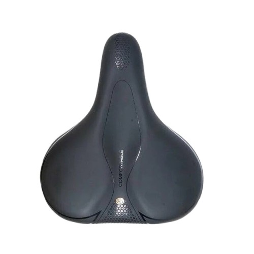 Седло велосипедное Trix HF-TX-6520 Gel Elastomer, 265х205 мм, черный